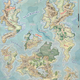 A map of the Moonshae Isles. Caer Corwell is in Gwynneth, directly above the “G.”
